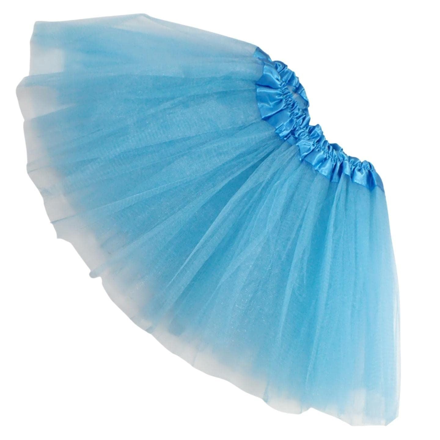 Bright Coloured Tutu Skirts for Girls/Teenagers, Halloween, Ballet, Party Tutu for Girls, Bold Fun Colours Underskirt Colourful Petticoat for Kids, Princess Fairy